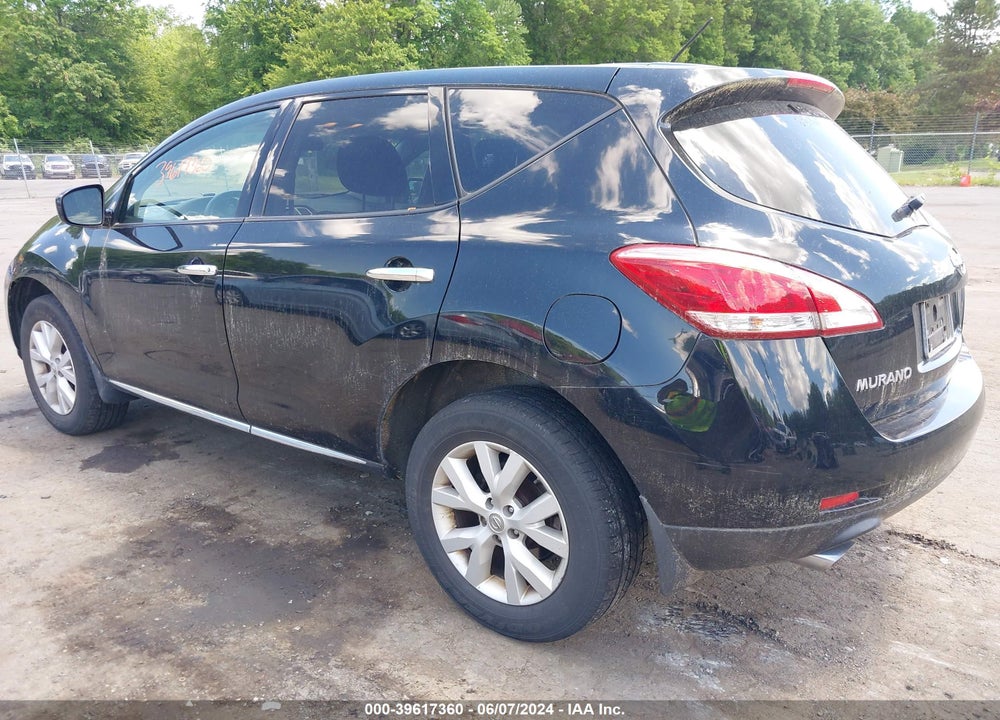 2011 NISSAN MURANO S VIN: JN8AZ1MW8BW186325