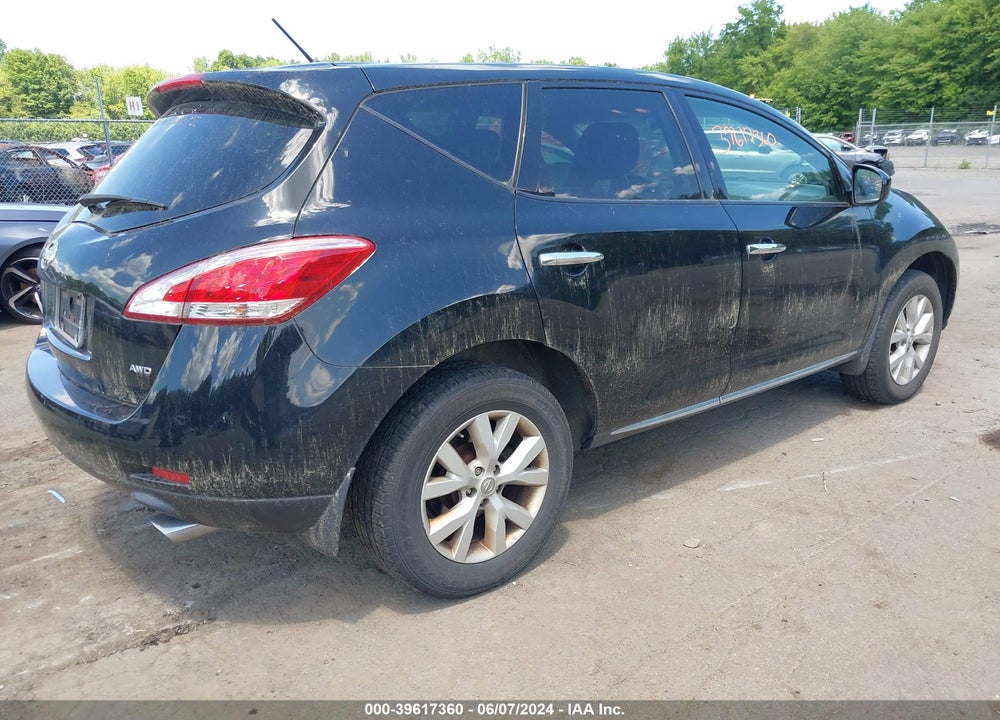 2011 NISSAN MURANO S VIN: JN8AZ1MW8BW186325