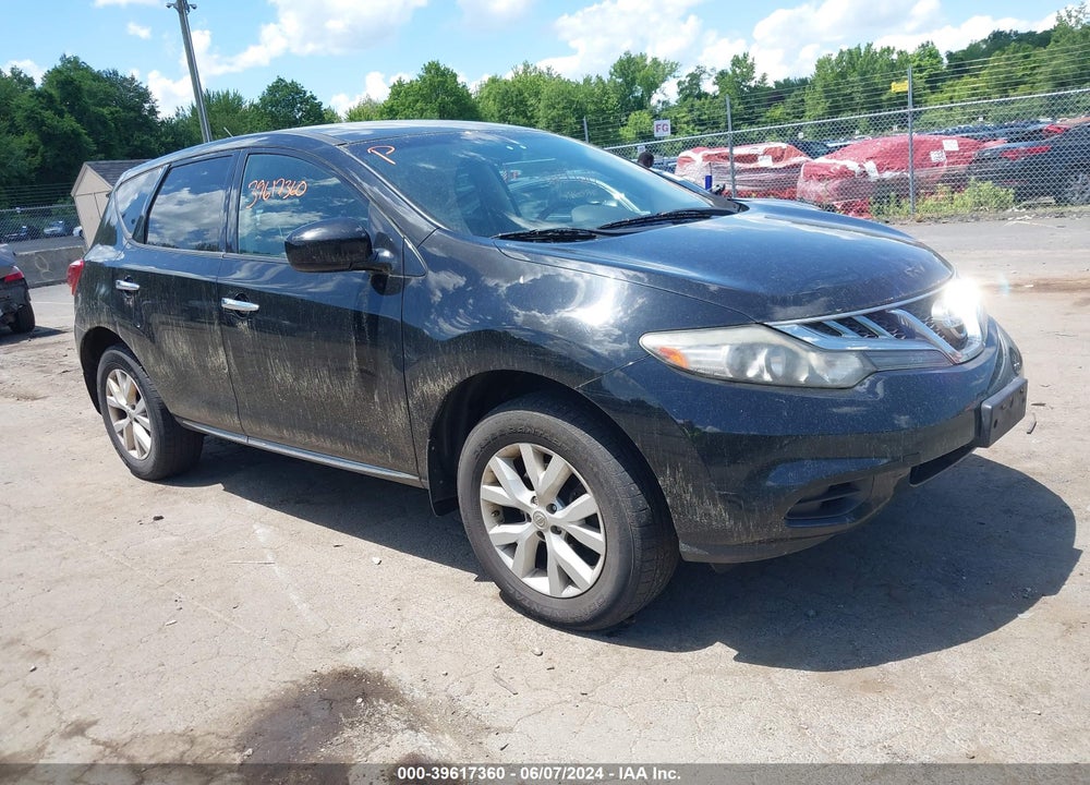 2011 NISSAN MURANO S VIN: JN8AZ1MW8BW186325