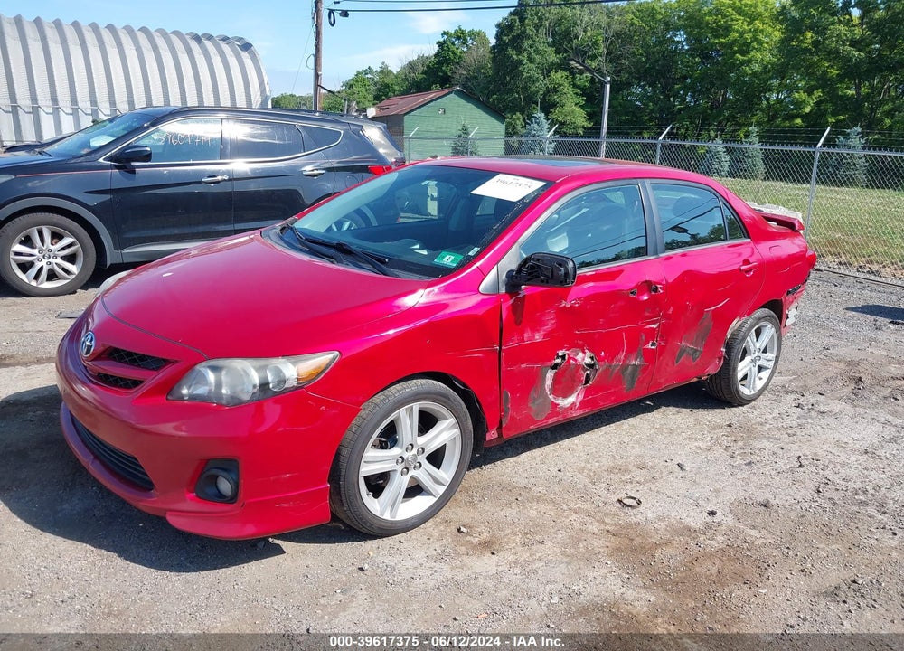 2013 TOYOTA COROLLA S VIN: 2T1BU4EE5DC121109