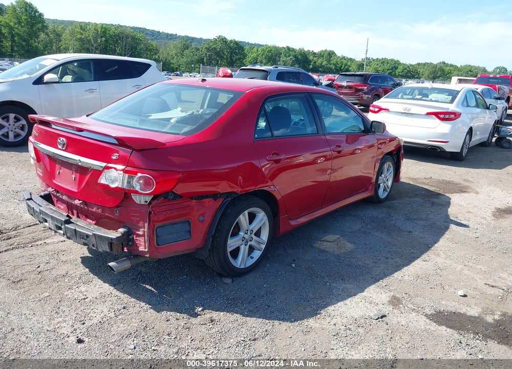 2013 TOYOTA COROLLA S VIN: 2T1BU4EE5DC121109