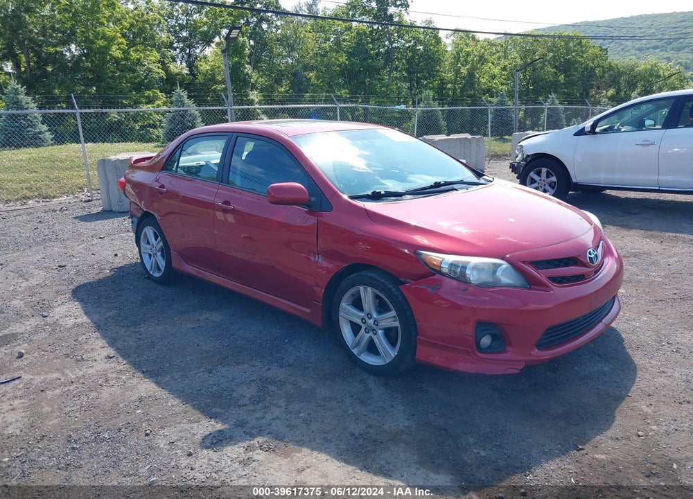 2013 TOYOTA COROLLA S VIN: 2T1BU4EE5DC121109