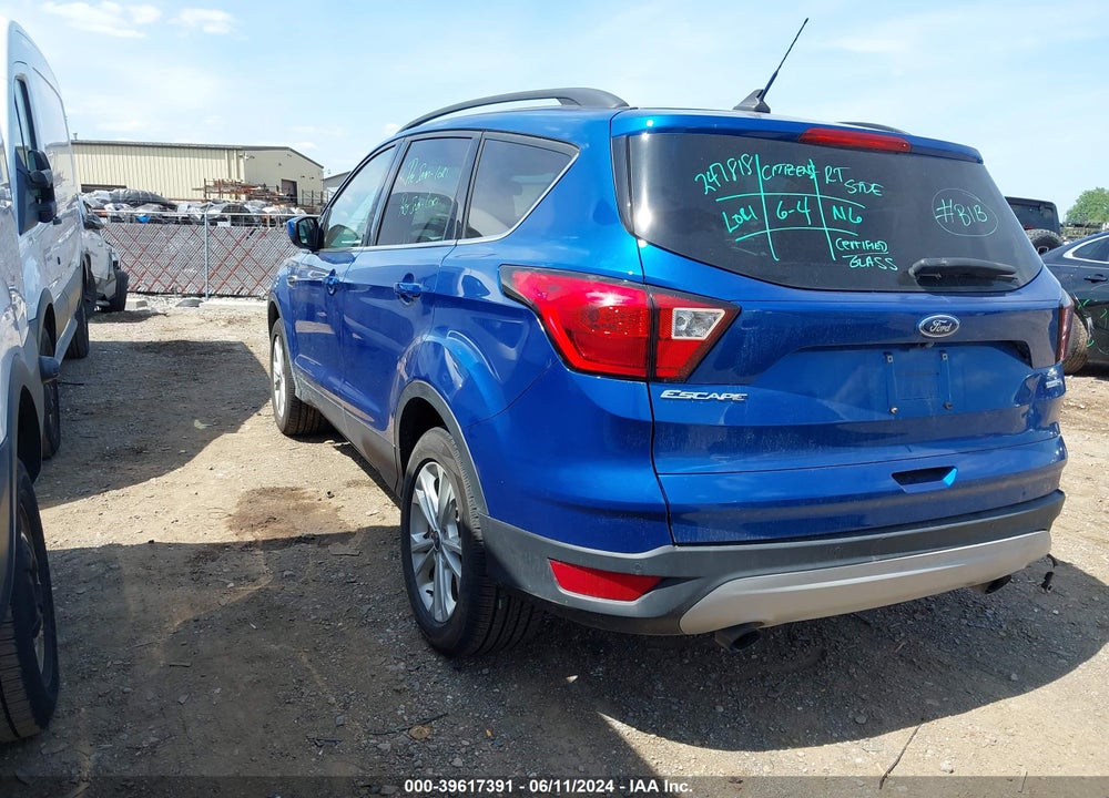 2019 FORD ESCAPE SEL VIN: 1FMCU9HD2KUC36511