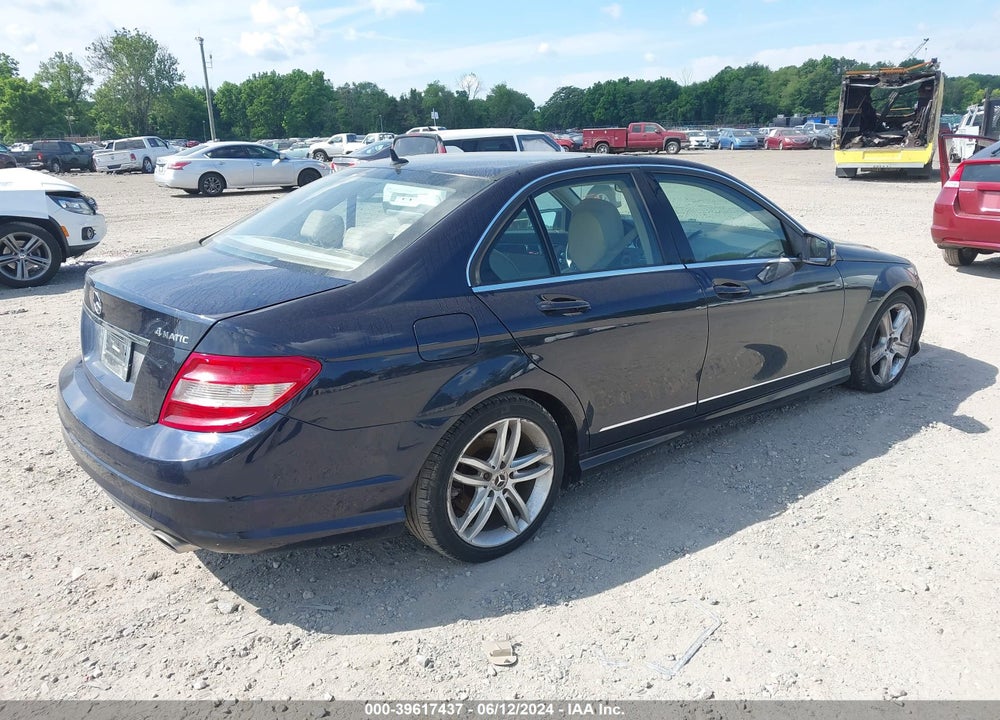 2011 MERCEDES-BENZ C 300 LUXURY 4MATIC/SPORT 4MATIC VIN: WDDGF8BB6BR159345