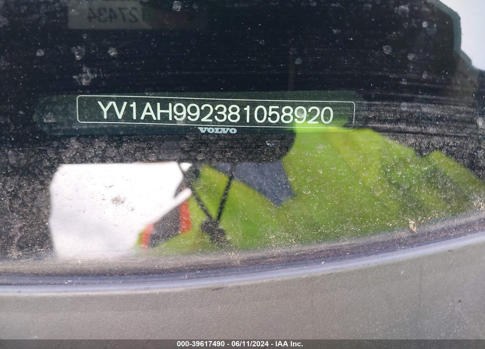 2008 VOLVO S80 T6 VIN: YV1AH992381058920