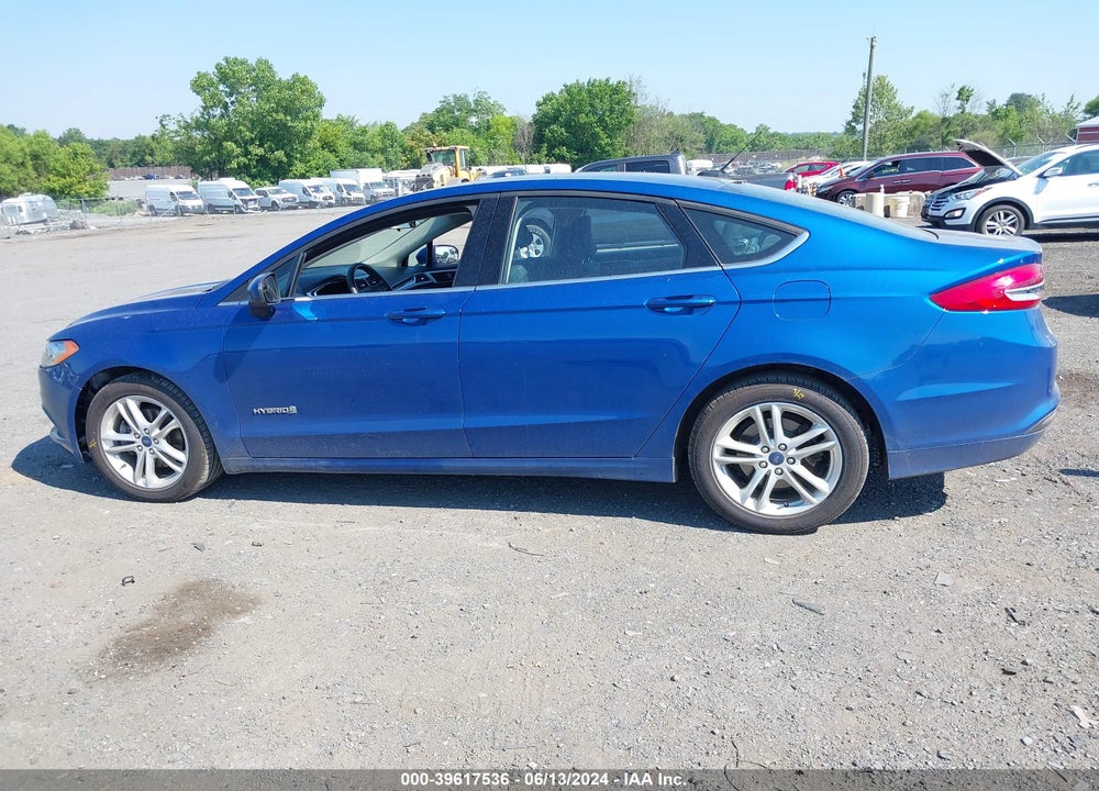 2018 FORD FUSION HYBRID SE VIN: 3FA6P0LU8JR165452