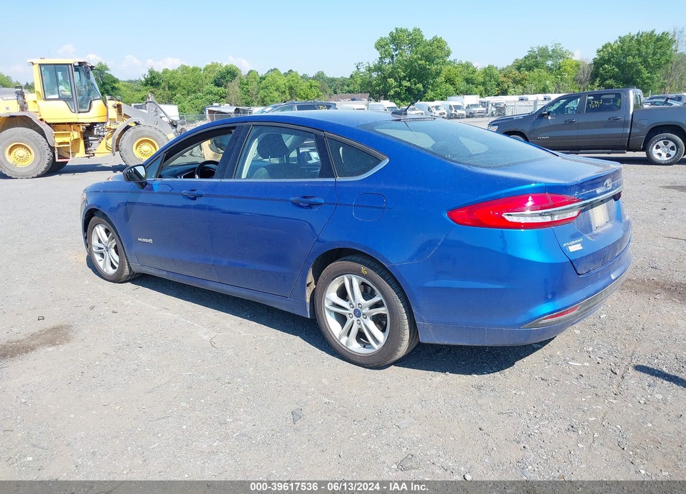 2018 FORD FUSION HYBRID SE VIN: 3FA6P0LU8JR165452