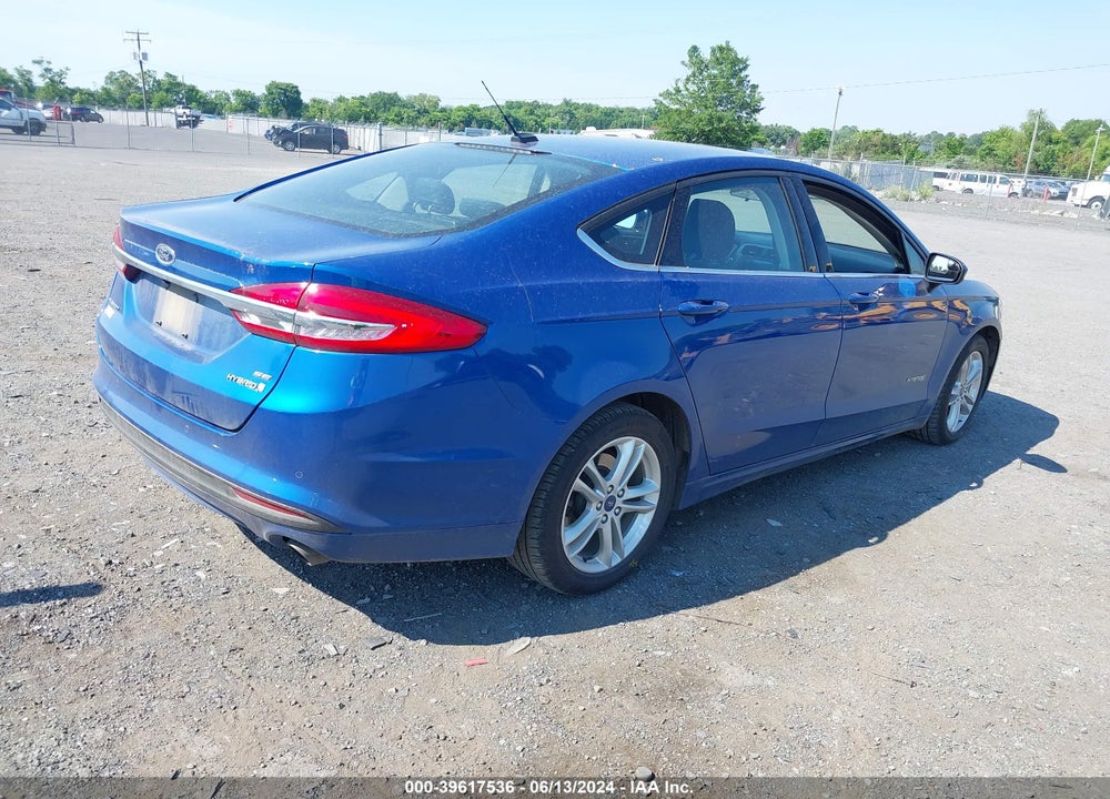 2018 FORD FUSION HYBRID SE VIN: 3FA6P0LU8JR165452