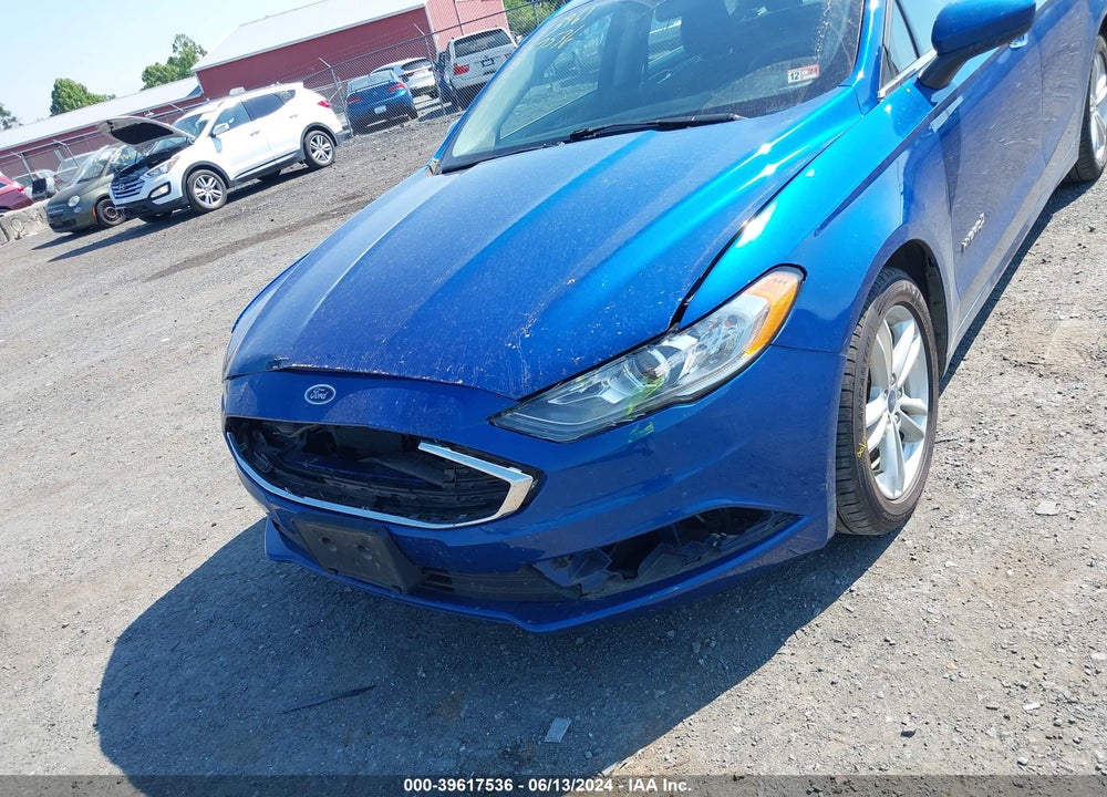 2018 FORD FUSION HYBRID SE VIN: 3FA6P0LU8JR165452