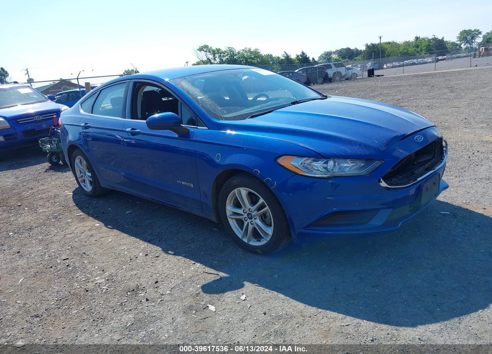 2018 FORD FUSION HYBRID SE VIN: 3FA6P0LU8JR165452