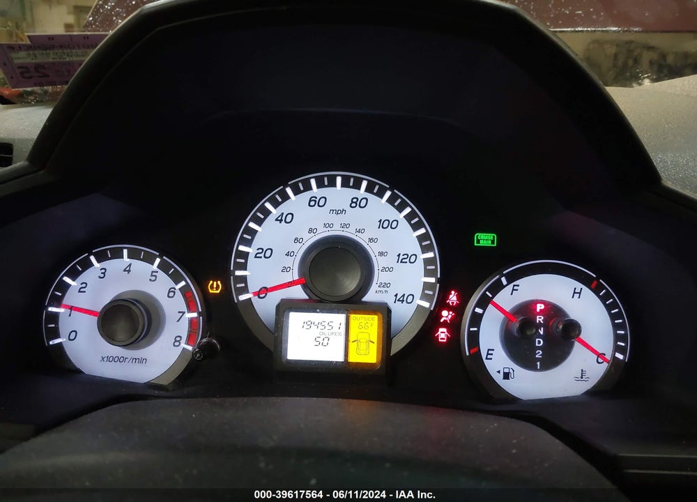 2012 HONDA PILOT EX-L VIN: 5FNYF4H66CB032135