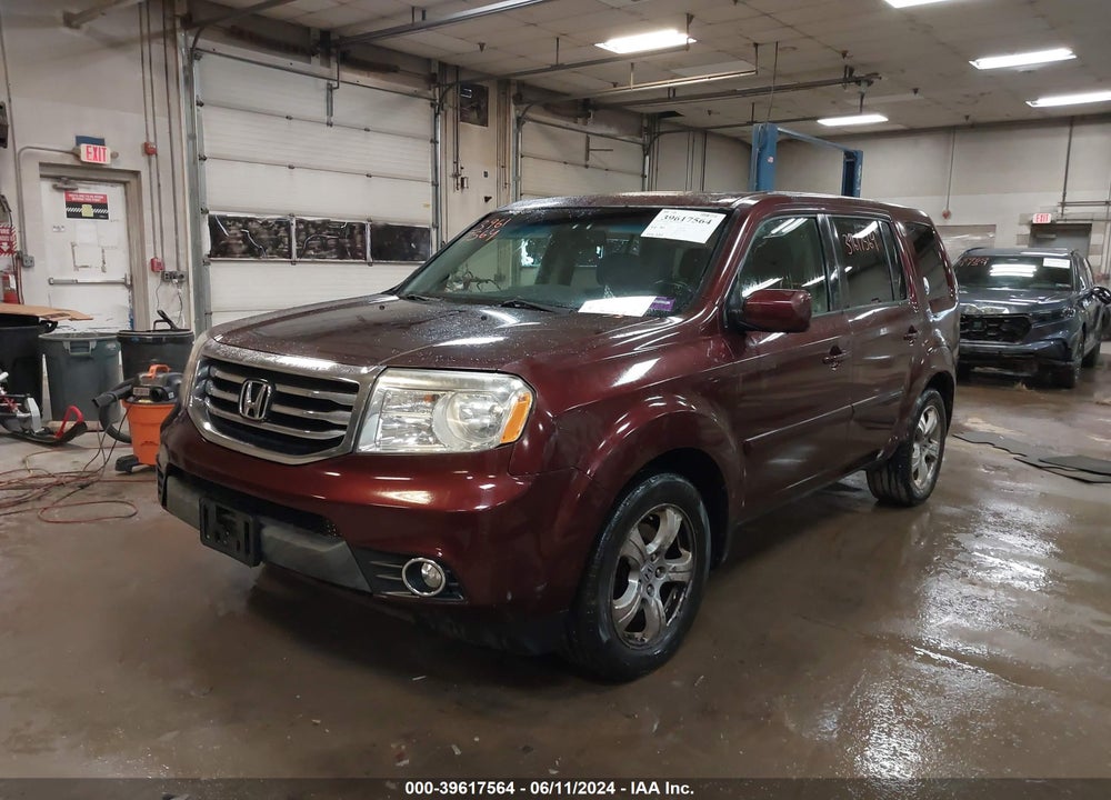 2012 HONDA PILOT EX-L VIN: 5FNYF4H66CB032135