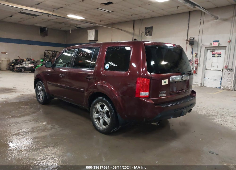 2012 HONDA PILOT EX-L VIN: 5FNYF4H66CB032135