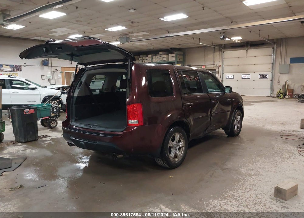 2012 HONDA PILOT EX-L VIN: 5FNYF4H66CB032135
