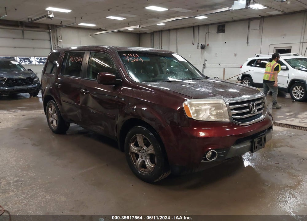 2012 HONDA PILOT EX-L VIN: 5FNYF4H66CB032135