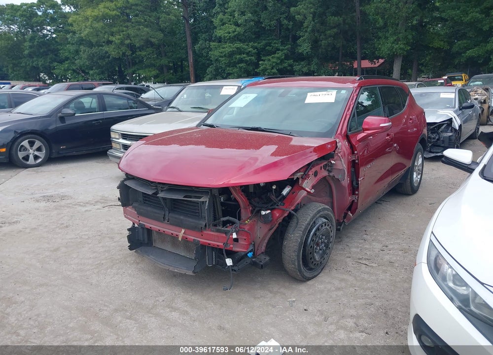 2020 CHEVROLET BLAZER FWD 1LT VIN: 3GNKBBRA9LS581562