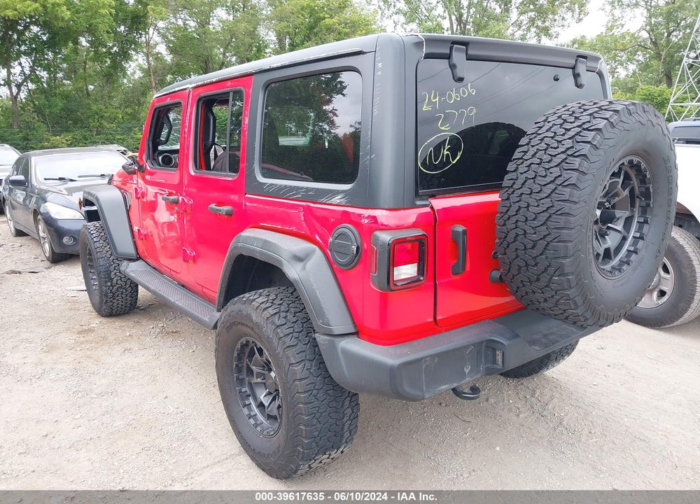 2021 JEEP WRANGLER UNLIMITED SPORT S 4X4 VIN: 1C4HJXDN1MW523576