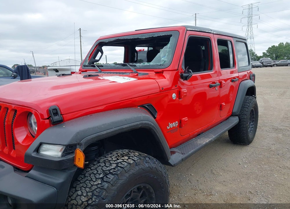 2021 JEEP WRANGLER UNLIMITED SPORT S 4X4 VIN: 1C4HJXDN1MW523576