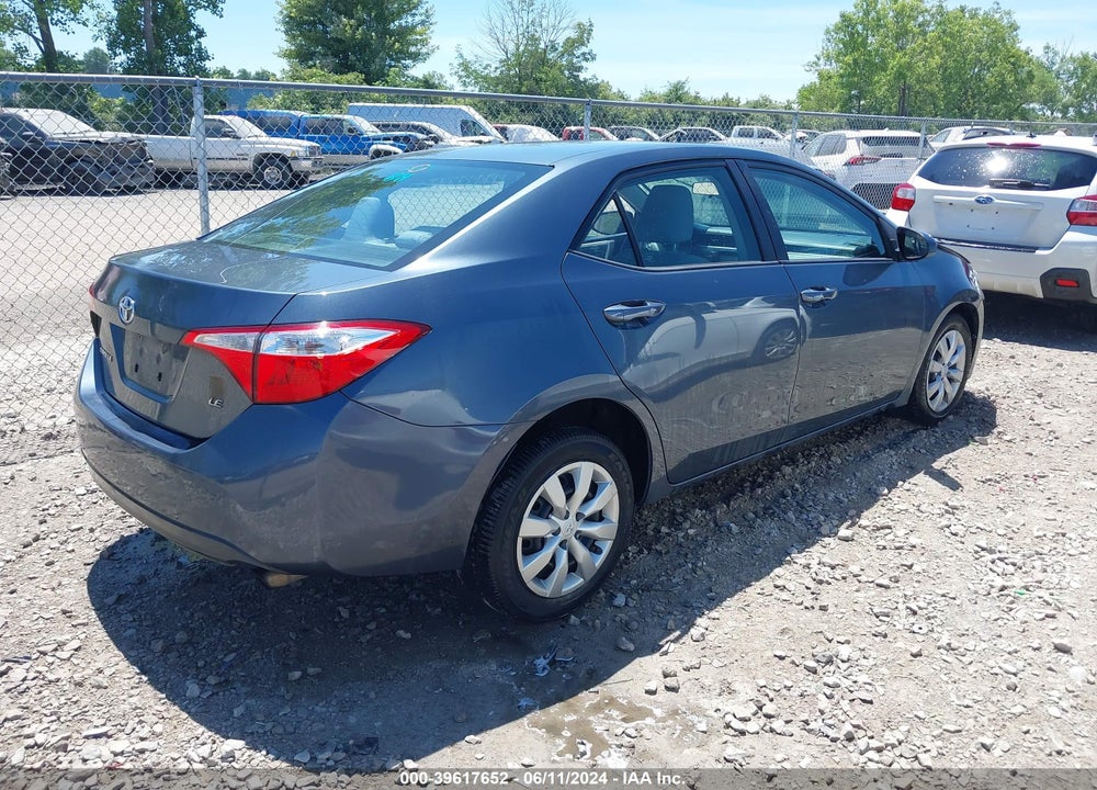2015 TOYOTA COROLLA VIN: 2T1BURHE4FC247098