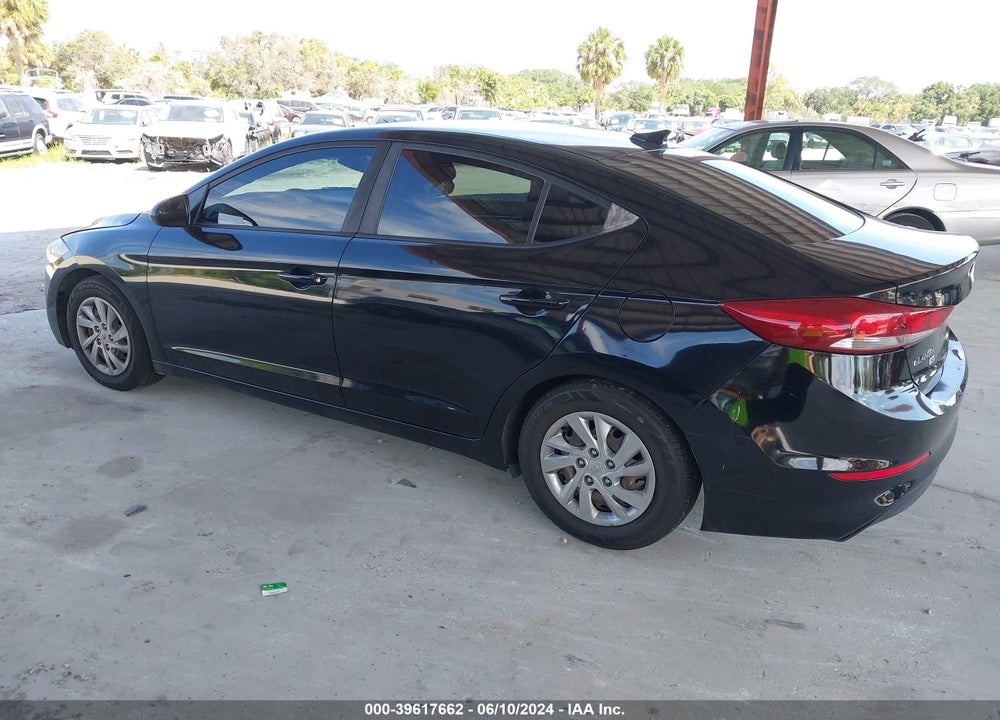 2017 HYUNDAI ELANTRA SE VIN: KMHD74LFXHU376614
