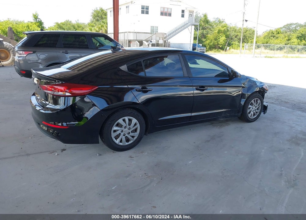 2017 HYUNDAI ELANTRA SE VIN: KMHD74LFXHU376614