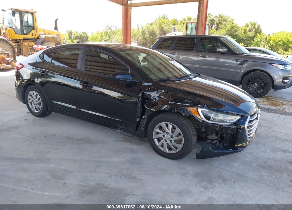 2017 HYUNDAI ELANTRA SE VIN: KMHD74LFXHU376614