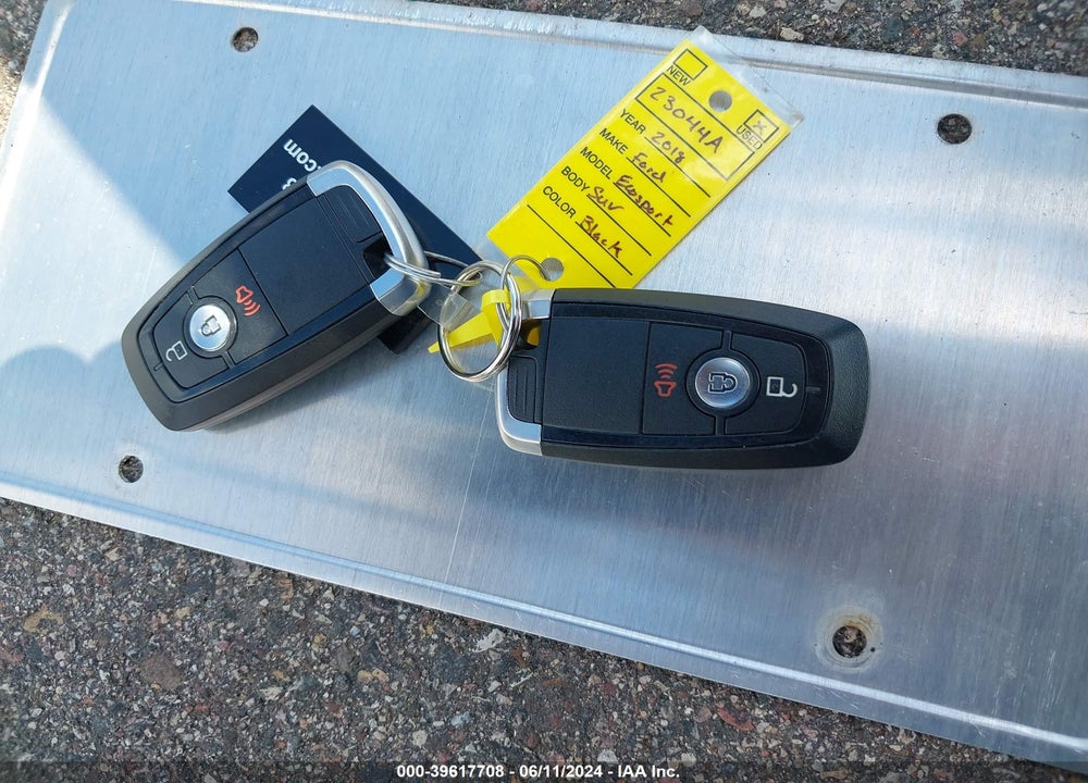2018 FORD ECOSPORT SE VIN: MAJ6P1UL9JC207539
