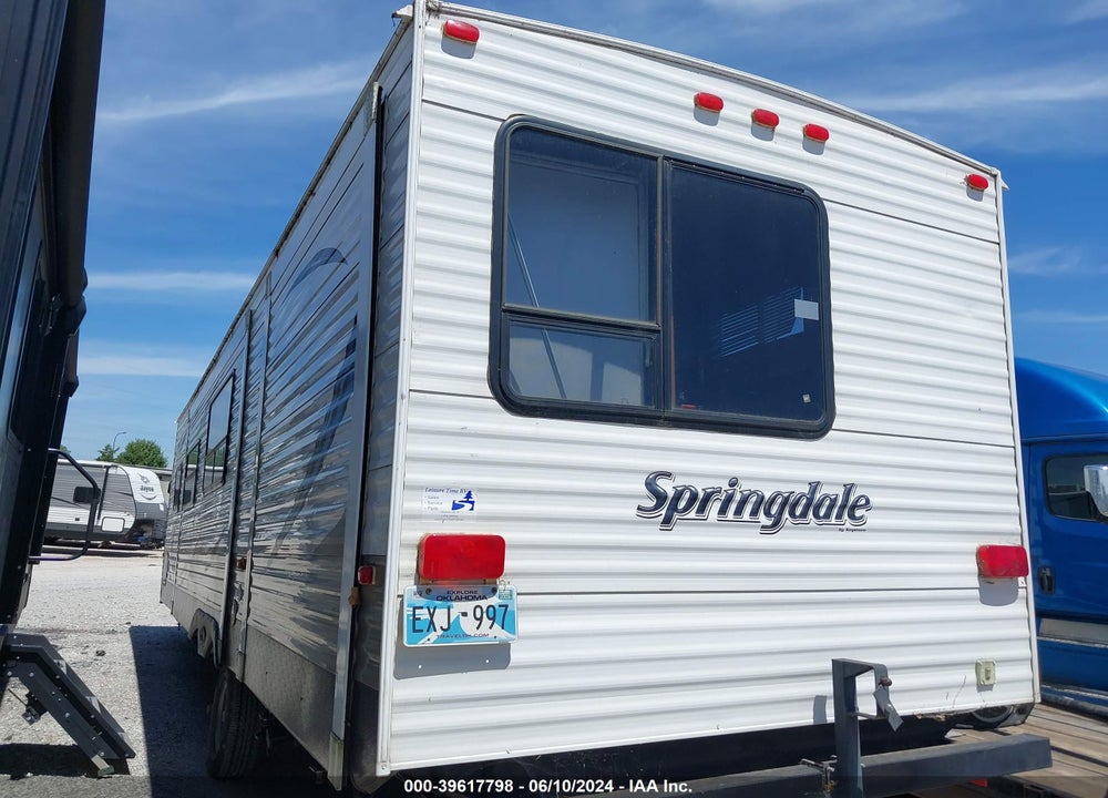 2012 KEYSTONE SPRINGDALE VIN: 4YDT30320C3101959