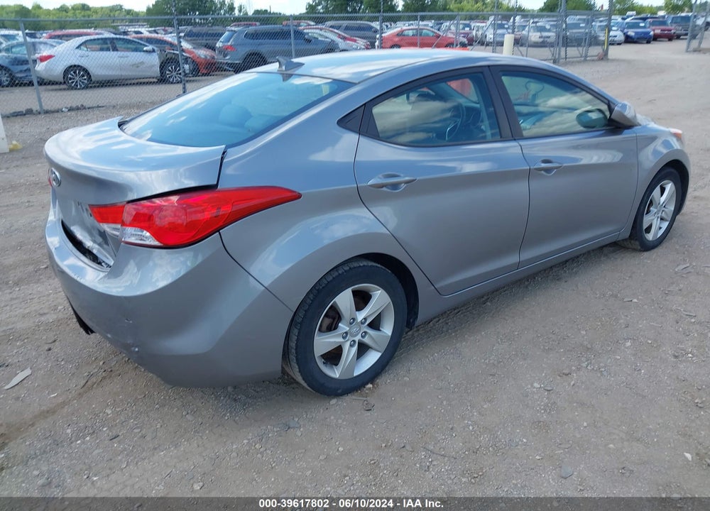 2012 HYUNDAI ELANTRA GLS (ULSAN PLANT) VIN: KMHDH4AE9CU308613