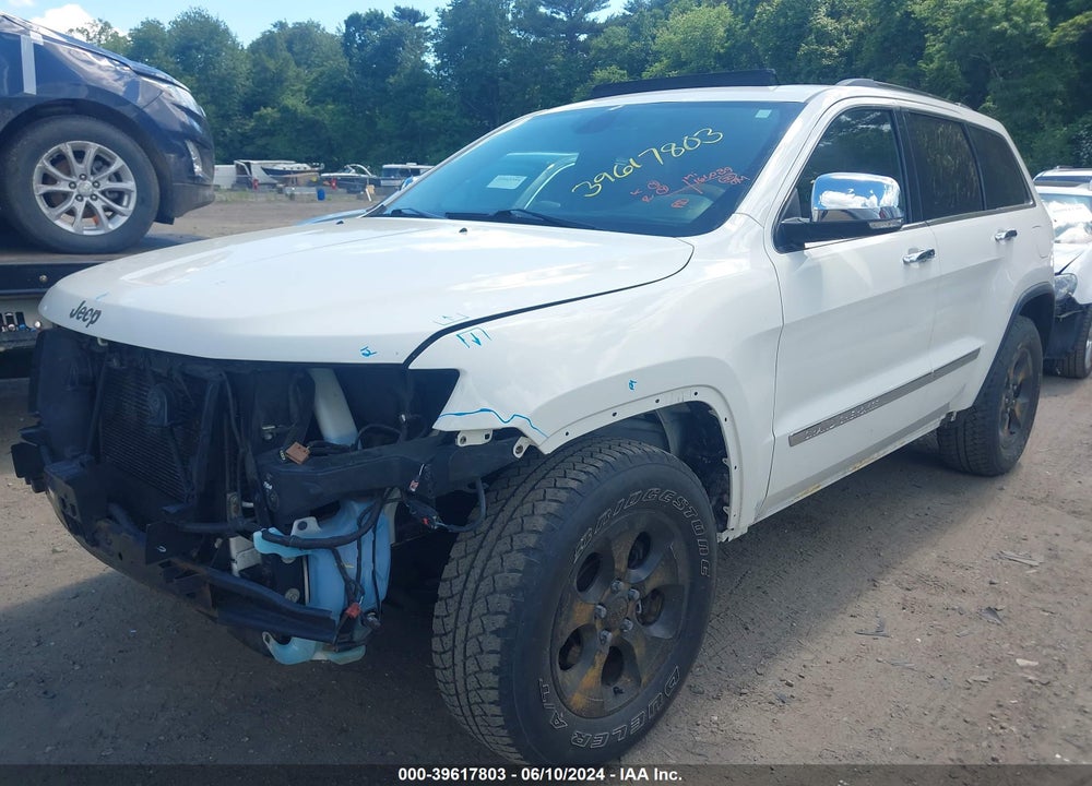 2012 JEEP GRAND CHEROKEE OVERLAND VIN: 1C4RJFCG8CC288644