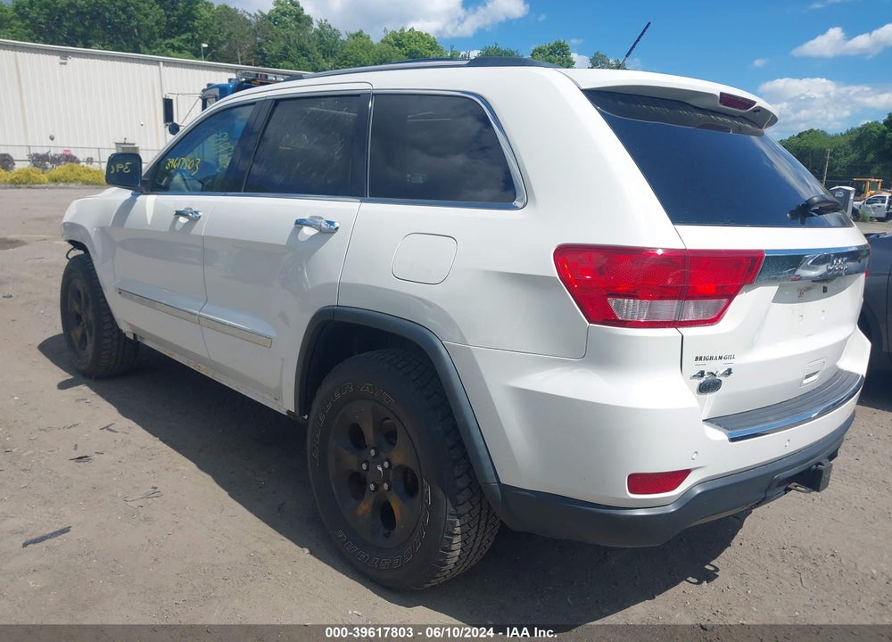 2012 JEEP GRAND CHEROKEE OVERLAND VIN: 1C4RJFCG8CC288644