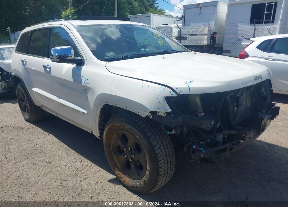 2012 JEEP GRAND CHEROKEE OVERLAND VIN: 1C4RJFCG8CC288644