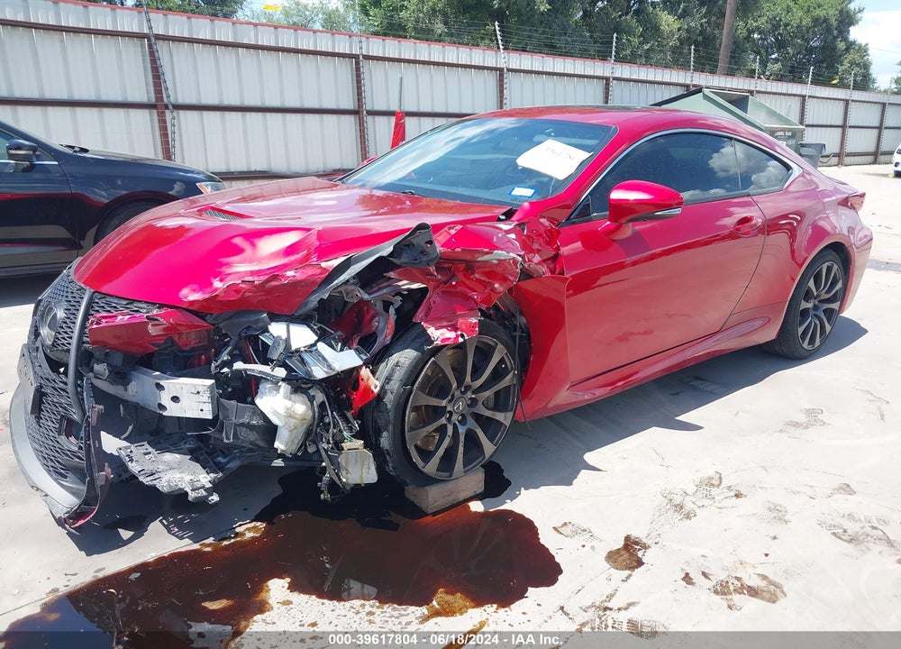 2015 LEXUS RC-F VIN: JTHHP5BC1F5001347