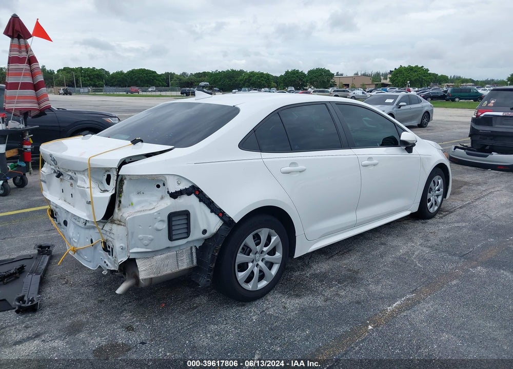 2021 TOYOTA COROLLA LE VIN: 5YFEPMAE1MP152755