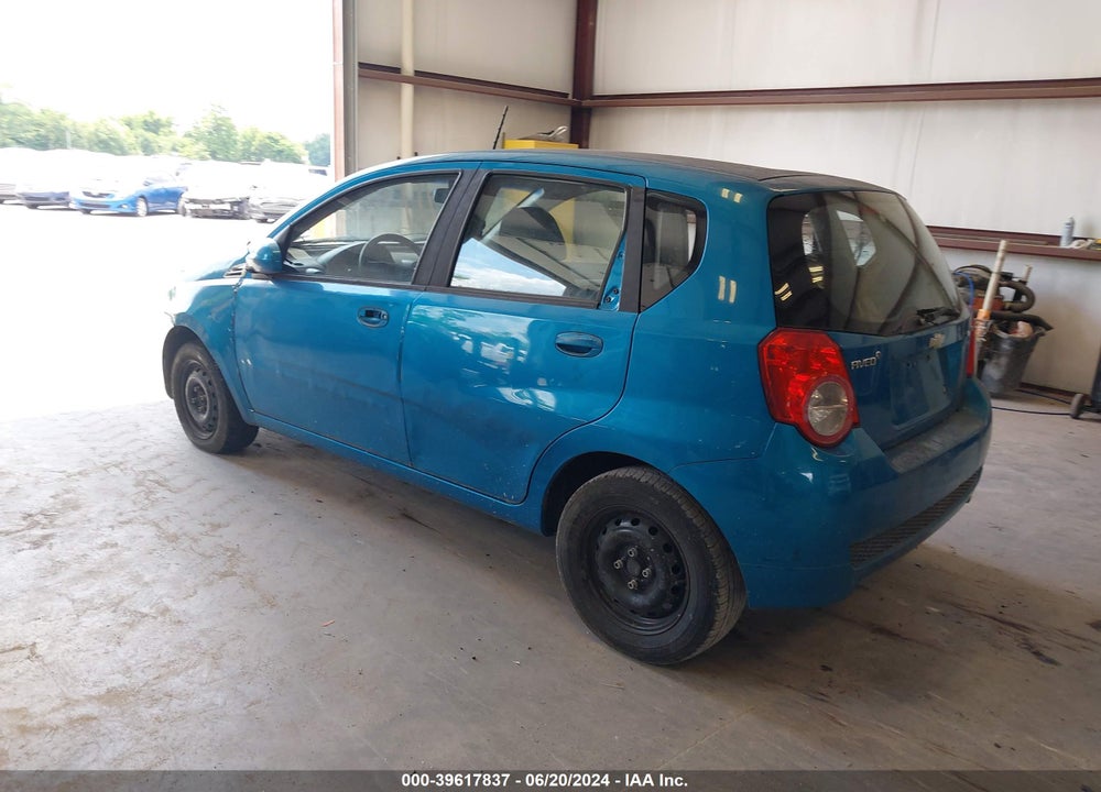 2009 CHEVROLET AVEO LS VIN: KL1TD66E59B618625