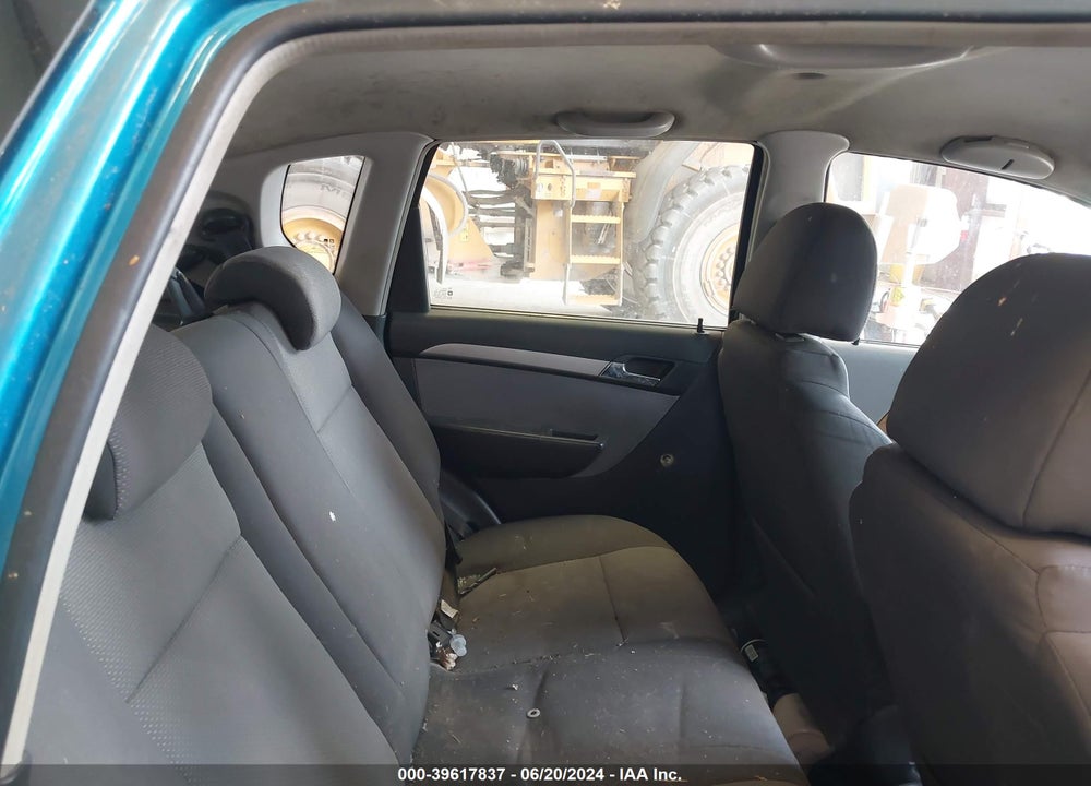 2009 CHEVROLET AVEO LS VIN: KL1TD66E59B618625
