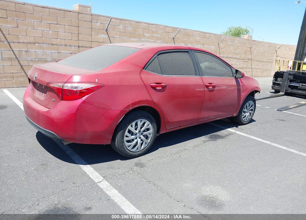 2017 TOYOTA COROLLA LE VIN: 5YFBURHE7HP681048