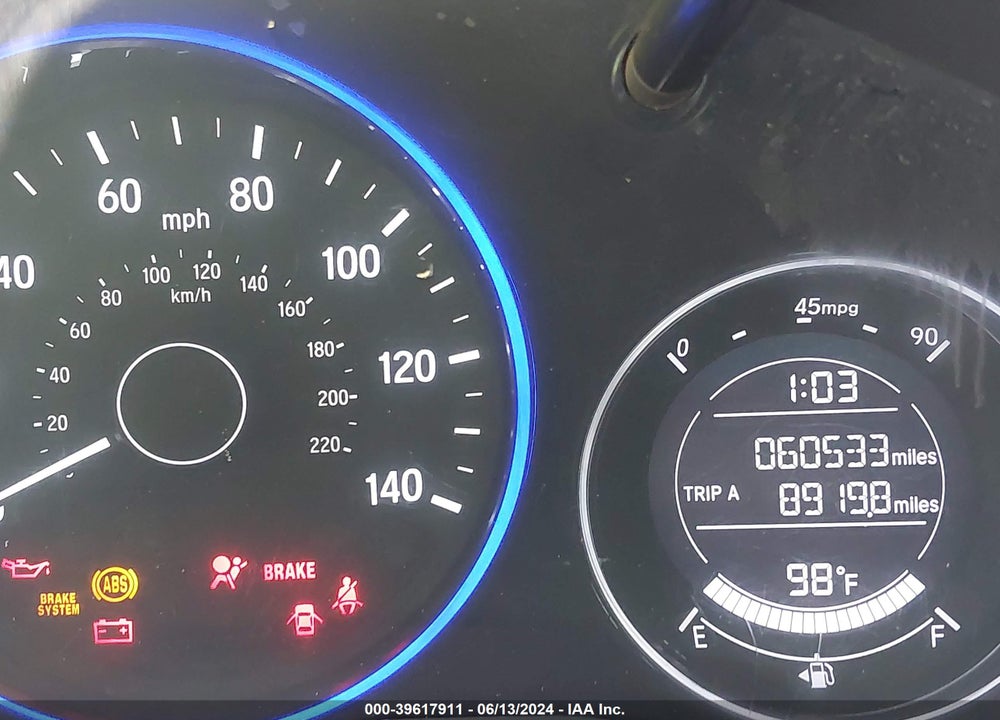 2021 HONDA HR-V 2WD LX VIN: 3CZRU5H37MM708752
