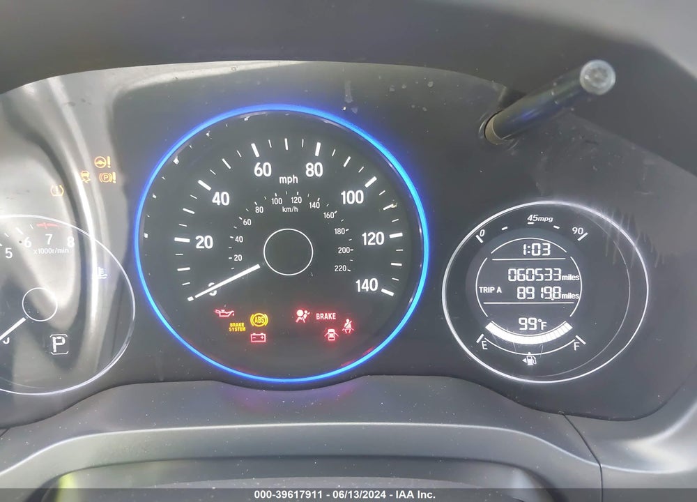 2021 HONDA HR-V 2WD LX VIN: 3CZRU5H37MM708752