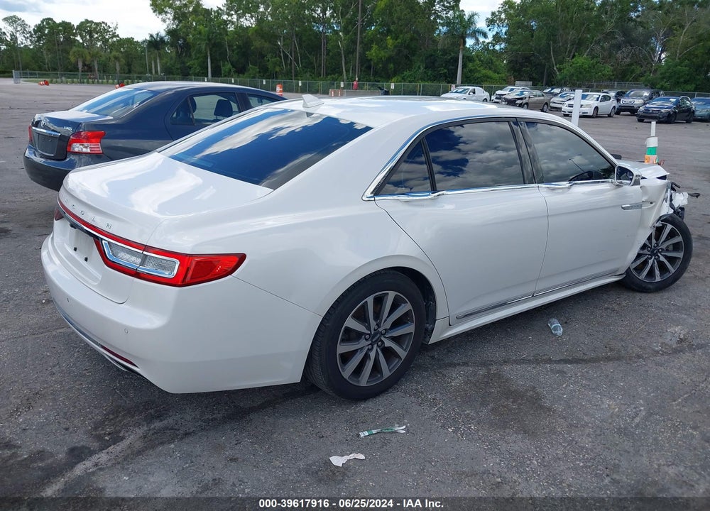 2018 LINCOLN CONTINENTAL PREMIERE VIN: 1LN6L9PK4J5612232
