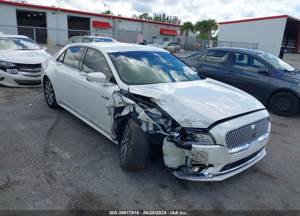 2018 LINCOLN CONTINENTAL PREMIERE VIN: 1LN6L9PK4J5612232