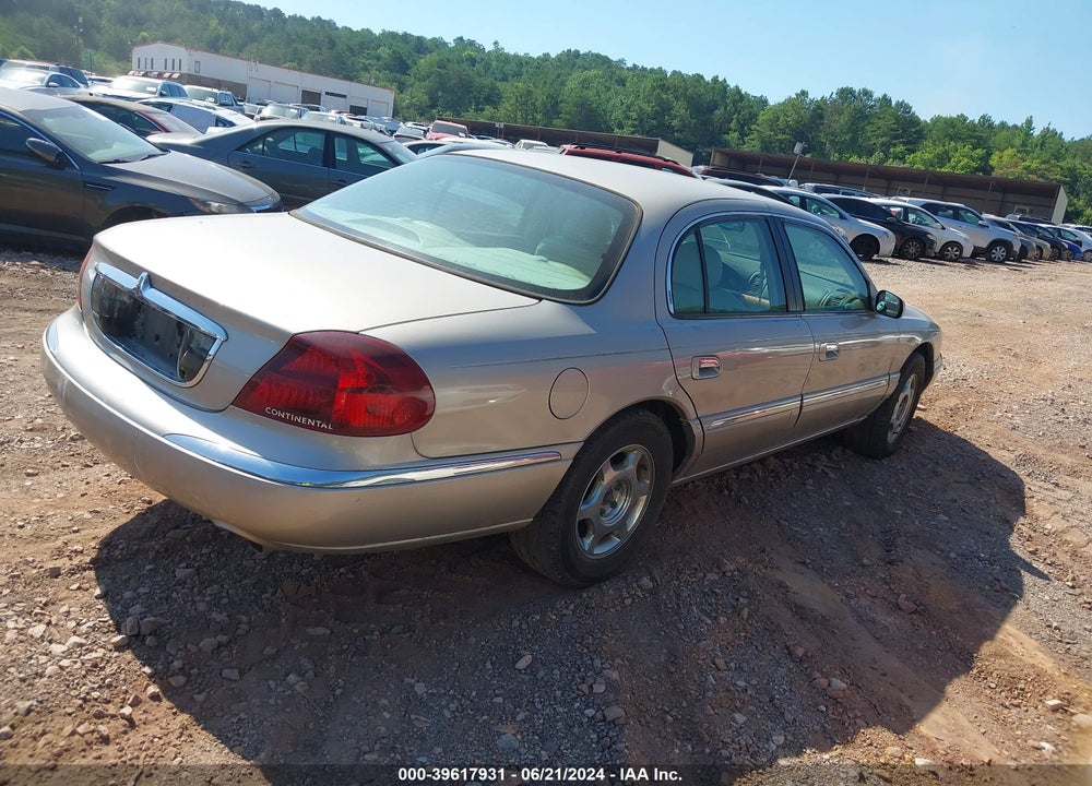 2000 LINCOLN CONTINENTAL VIN: 1LNHM97V2YY839850