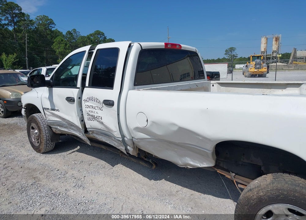 2005 DODGE RAM 2500 SLT/LARAMIE VIN: 3D7KS28C55G768577