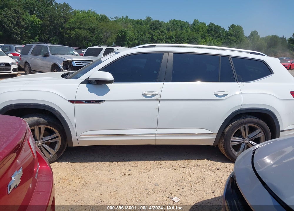 2019 VOLKSWAGEN ATLAS 3.6L V6 SE W/TECHNOLOGY R-LINE VIN: 1V2YR2CA4KC580457