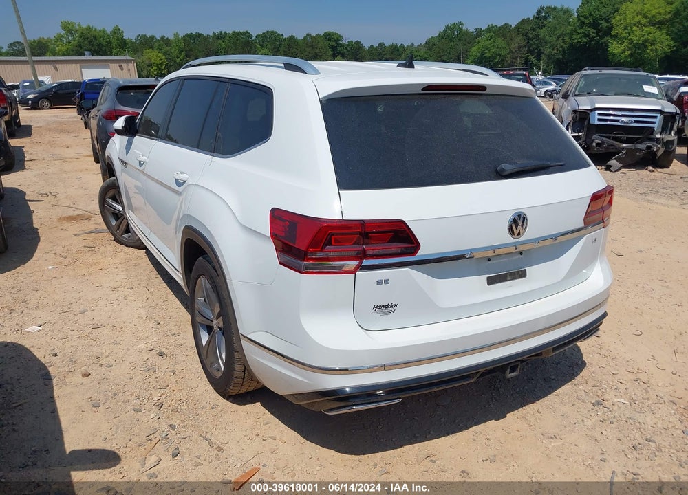 2019 VOLKSWAGEN ATLAS 3.6L V6 SE W/TECHNOLOGY R-LINE VIN: 1V2YR2CA4KC580457