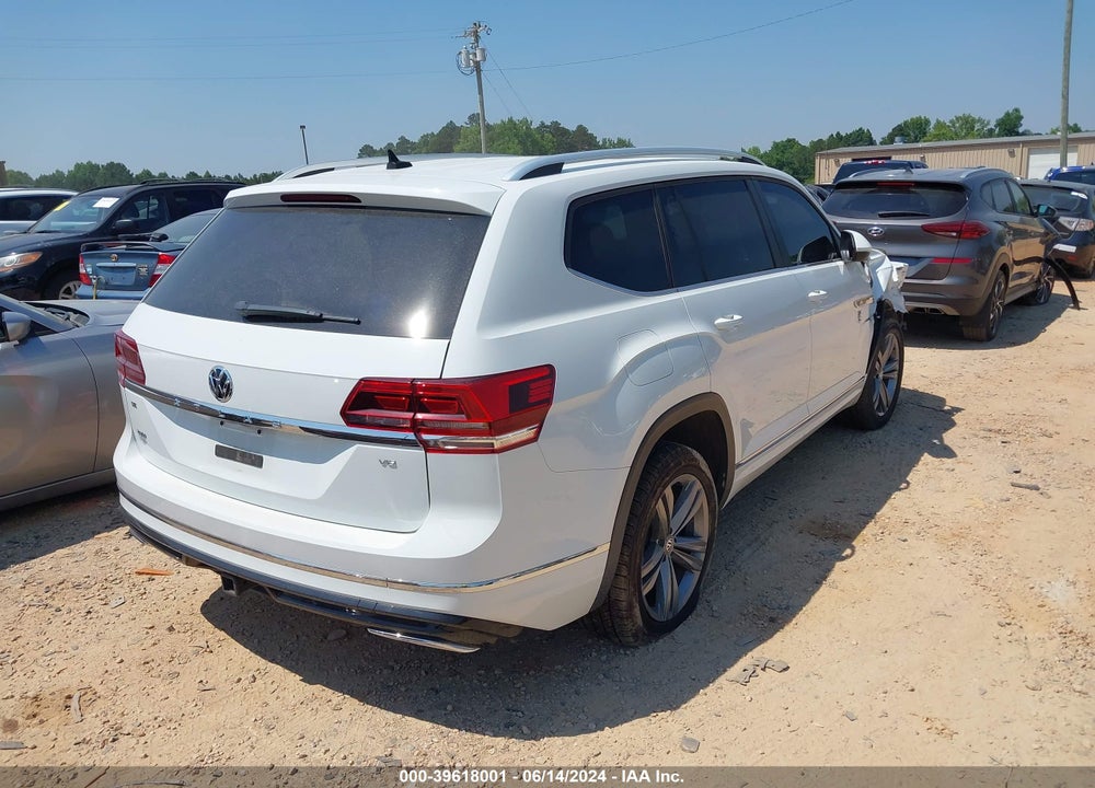 2019 VOLKSWAGEN ATLAS 3.6L V6 SE W/TECHNOLOGY R-LINE VIN: 1V2YR2CA4KC580457