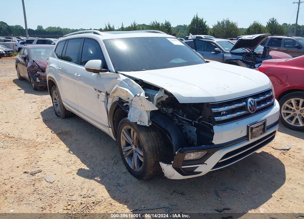 2019 VOLKSWAGEN ATLAS 3.6L V6 SE W/TECHNOLOGY R-LINE VIN: 1V2YR2CA4KC580457