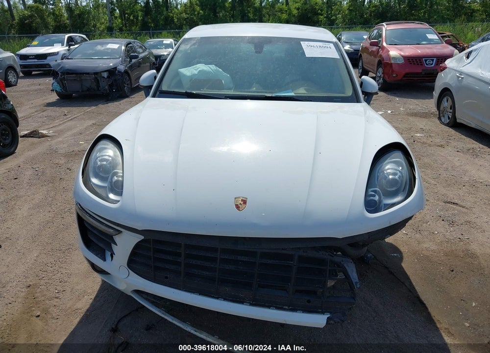 2015 PORSCHE MACAN S VIN: WP1AB2A50FLB52287