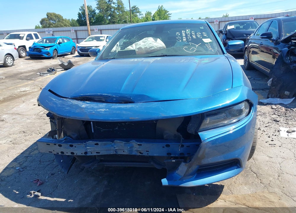 2021 DODGE CHARGER SXT RWD VIN: 2C3CDXBG4MH580895
