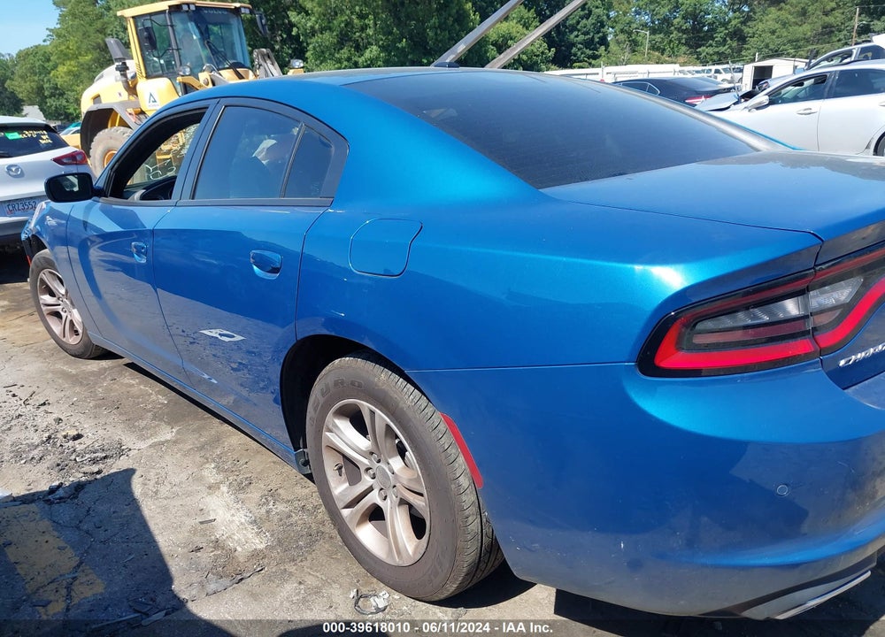 2021 DODGE CHARGER SXT RWD VIN: 2C3CDXBG4MH580895